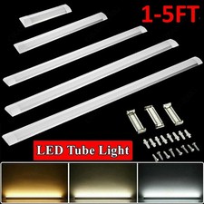 LED Batten Tube Light Linear Slimline Panel Ceiling Lights Wall Shed 1-5FT Lamp