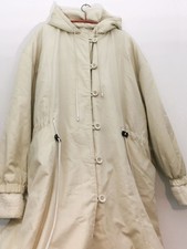 VINTAGE Mantel oversize hell natur Teddyfutter M L (XL?) weit Teddyfleece