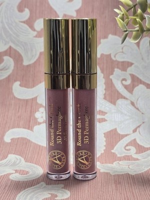 SIGNATURE CLUB A ROUND THE CLOCK 3D PERMAGLAZE PINK ORCHID LOT OF TWO!