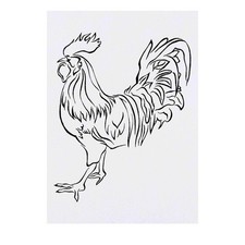 'Rooster' Temporary Tattoos / Transfers TO00027896 