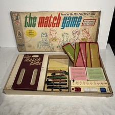 The Match Game Second Edition 1963 Milton Bradley Board Game.
