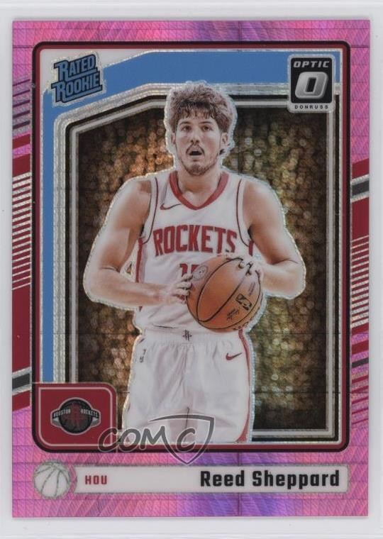 2024 Panini Donruss Optic Rated Rookie Pink Hyper Prizm Reed Sheppard #255 05is