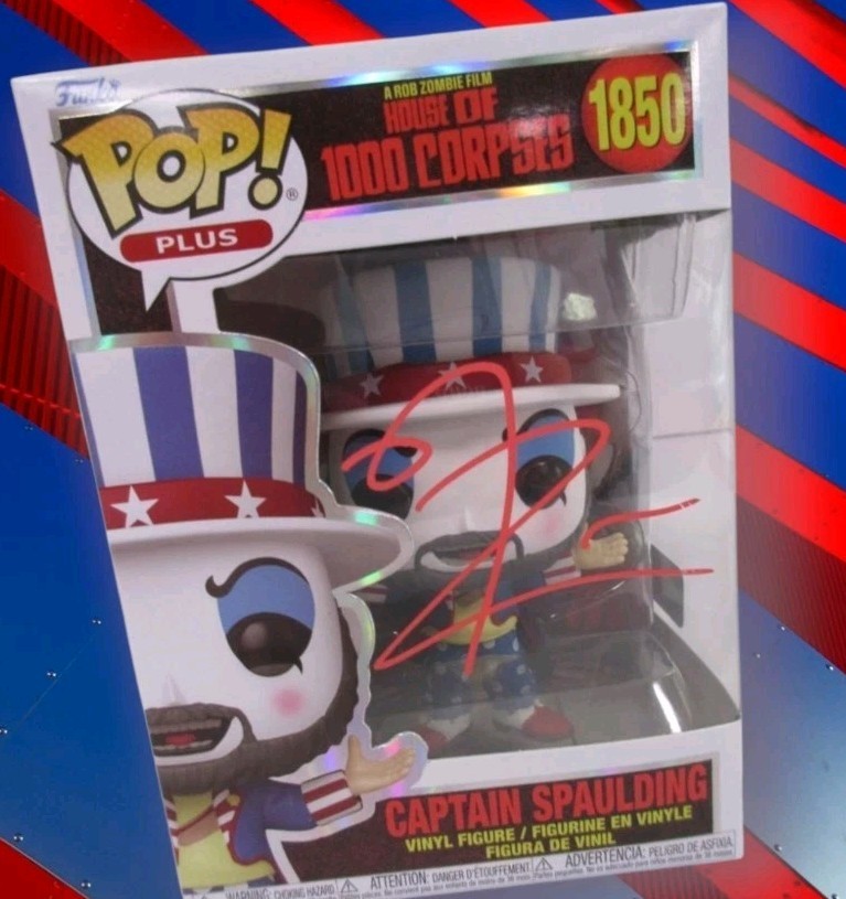 CaptainSpauldingFunkoPopHouseOf1000CorpsesSignedAutographedRobZombie