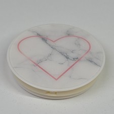 Universal Cell Phone Holder Collapsible Stand. Pink Heart