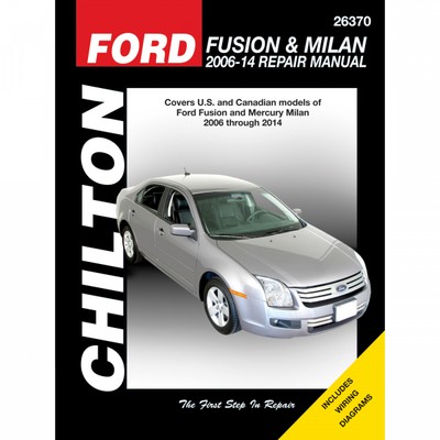 Ford Fusion Mercury Milan 2006-2014 US-Modell USA Reparaturanleitung Chilton