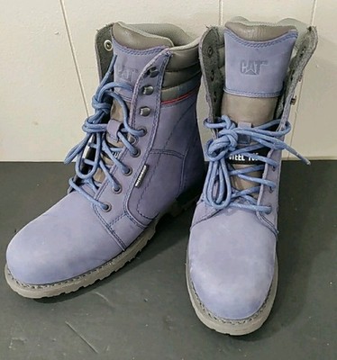 CAT Caterpillar P90565 Women's Echo Waterproof Steel Toe Boots EUC