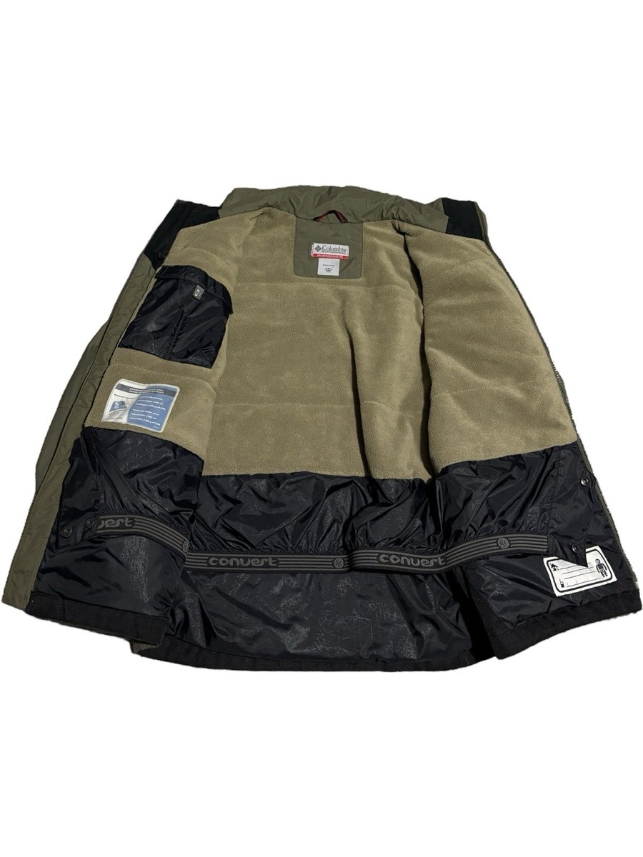 Columbia CNVT Waterproof Breathable Snowboarding Jacket Green Army