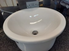 Circular Round Ceramic Inset Hand Basin Bowl