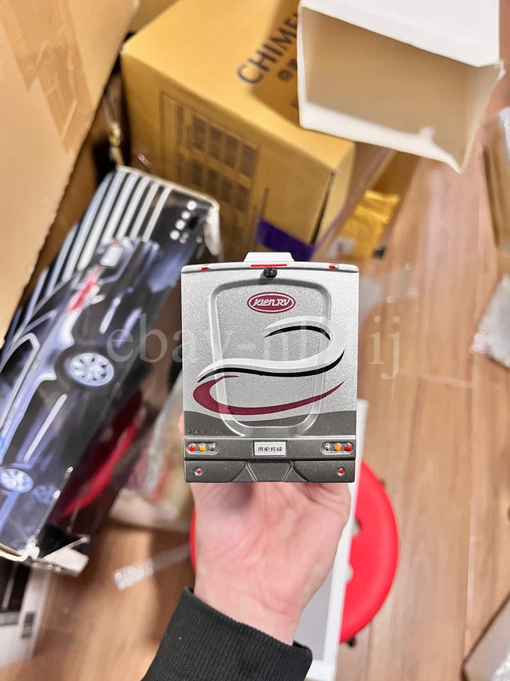 Autocaravanas Yutong escala 1:42 autocaravanas autocaravana cámper autobús modelo de coche fundido a presión con base Foto 4 de 4