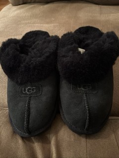 Ugg Coquette Women’s Black Size 9 Slip On Slippers Shoes New