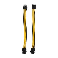 2 Pack Card 6 Pin to 8 Pin PCIe Adapter Cable GPU Video Card Cable 71019