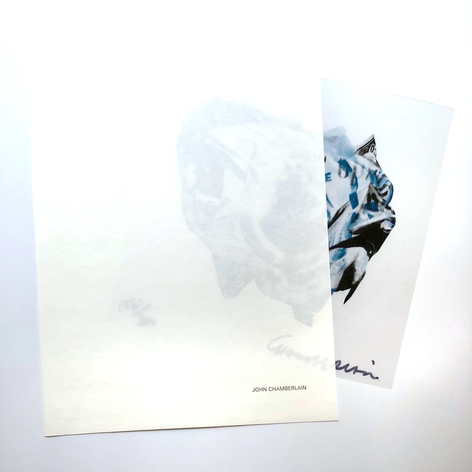Подписанная пронумерованная цветная литография Джона Чемберлена 1973 ограниченный выпуск на майларе - Изображение 4 из 4