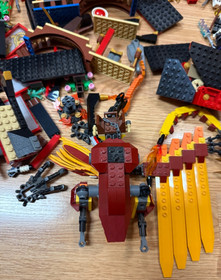 LEGO Ninjago: Fire Temple #2507 (2011)  Complete with box, manuals & mini figs