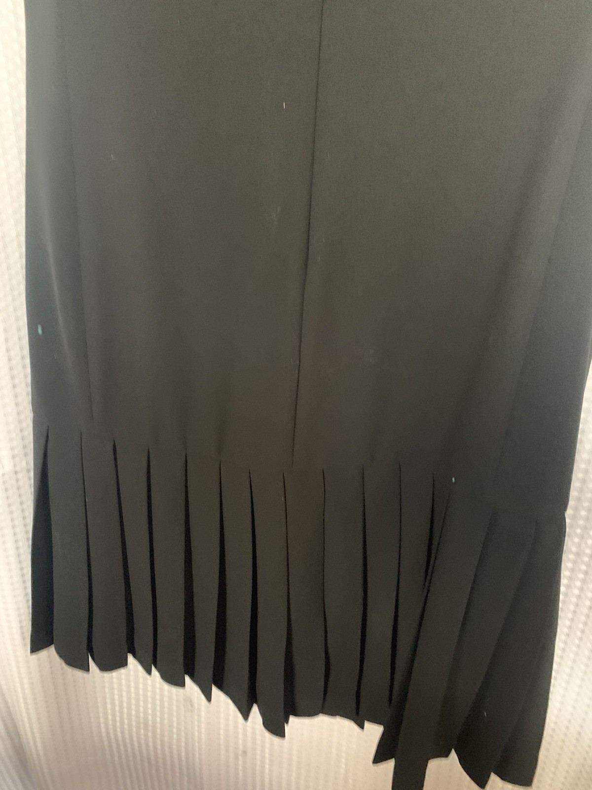 MS Chaus Black Basic Black Fitted Short Sleeved D… - image 8