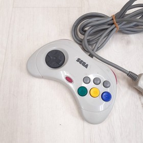 SEGA SATURN White Console with 6 Games, 1 Controller & Cables  Japanese System