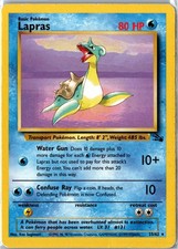 Pokemon Card - Lapras Fossil 25/62 1999 Rare Unlimited Heavily Played on eBay