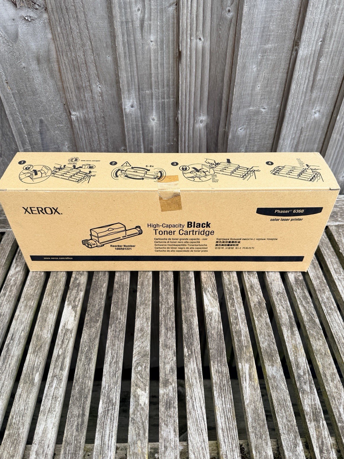 Original Xerox 106R01221 Toner Black Phaser 6360  #L
