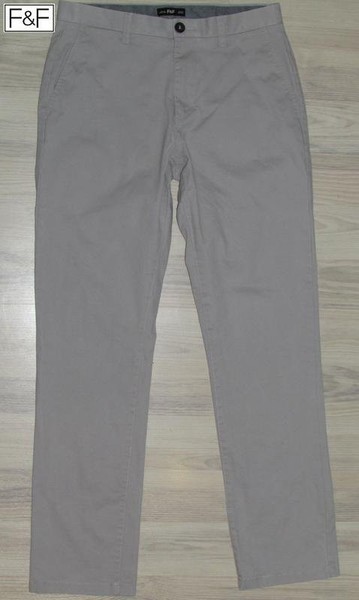 Men F&F Trousers Grey Cotton M
