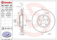 Brembo Bremsscheiben Ø300Mm + BremsbelÄGe Hinten FÜR Ford Mondeo 4 BA7