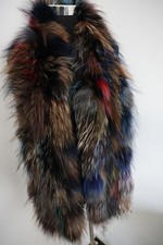 100 Real fox fur scarf / neck wrap/ cape/shawl 170 20cm different color each