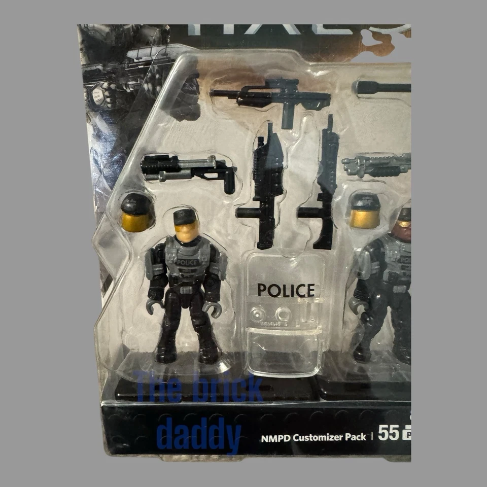 Halo Mega Bloks NMPD Police Customizer Pack Construction Construx MOC - Image 2 of 4