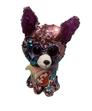 TY Flippables Sequin Plush YAPPY the Chihuahua Dog 6 inch With Tag
