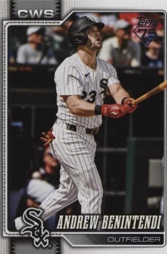 その他 toppsclearlyauthentic2022 andrew vaughn Andrew Vaughn 2025 Topps Series 1 #121 Chicago White Sox MLB