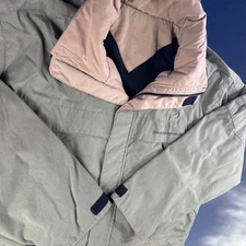 Blond America Jacket Men XL Olive Green Full Zip Cargo Zip Outdoor Coat *no hood