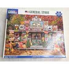 Complete White Mountain 1,000 Piece Puzzle "General Store" 24"x30" Ages 12 