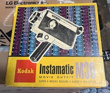 Vintage Kodak Instamatic Super8 M30 Movie Camera in Box Untested