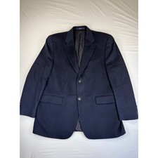 Ralph Lauren Mens 100 Cashmere Navy Blue Blazer Sport Coat Jacket 41R