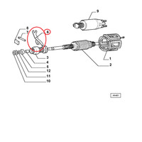 Starterhebel Fiat 126 BIS Original OE 9939840