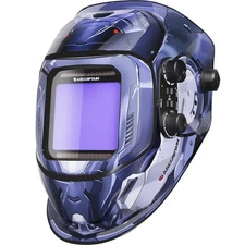 ARCCAPTAIN Welding Helmet Auto Darkening Large View Solar Powered Mask MIG TIG