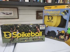 Spikeball The Weekender Net and Two Balls Sports Game, NEW Paddle 4 Pack Set