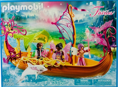 PLAYMOBIL FAIRIES  9133 - 71596 Bateau Fée PRINCESSE - EN BOITE COMPLETE