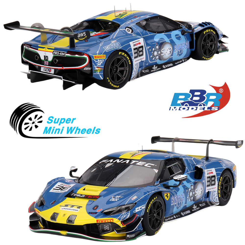 BBR Models 1:18 Ferrari 296 GT3 ST Racing 2023 - no.38 24 Hrs. of SPA