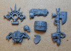 Black Templar Mashall - Power Axe Plasma Pistol Backpack Rack (a) Bits Bitz 40K
