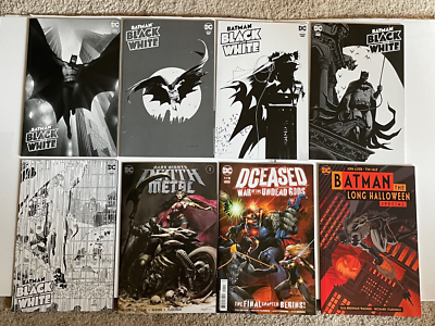 Batman Black & White # 2-6 + Long Halloween Special Comic Book Set