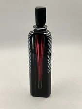 Carrera Art Glass Perfume Bottle With Stopper Limited Edition 216/250 Black Red