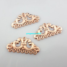 20pcs Rose gold flowers Diy Jewelry Making Connectors Charm 27 18mm