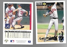1994 Upper Deck CC Silver Signature #183 Greg Maddux card, Atlanta Braves HOF
