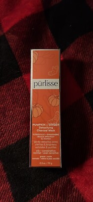 Purlisse Pumpkin Ginger Detoxifying Charcoal Mask Full Size 2.5oz