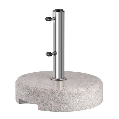 Sekey 25kg Schirmständer Granit/Edelstahl für Schirmstock Ø22-38 mm