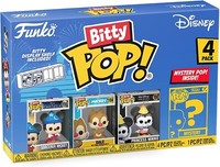 "Funko Bitty Pop Disney - Mickey Mouse 4Pk Bitty Case Inklusive Mikro 0,75\" Figur"
