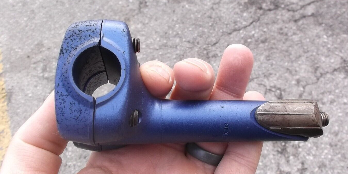 当時物 suntuor bmx stem Suntour BMX Stem BLue Old School fits gt jmc hutch cook bros