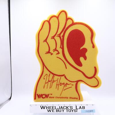 Hulk Hogan Foam Ear Finger WCW Wrestling Turner Sports Vintage