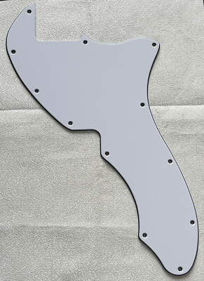Custom For Fender Telecaster Thinline/Tele 69 Blank Style Guitar Pickguard White