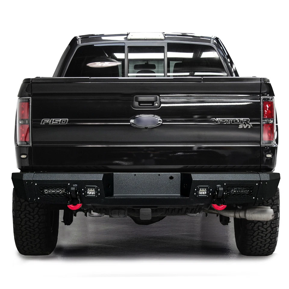Vijay FIT 2010-2014 Ford F150 Raptor SVT Steel Rear Bumper W/LED Lights&D-Ring - Image 4 of 4