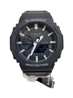 CASIO　G-SHOCK　クォーツ　カシオーク　GA-2100　ブラック CASIO G-SHOCK GA-2100-1AJF Black Resin Quartz Digital Watch