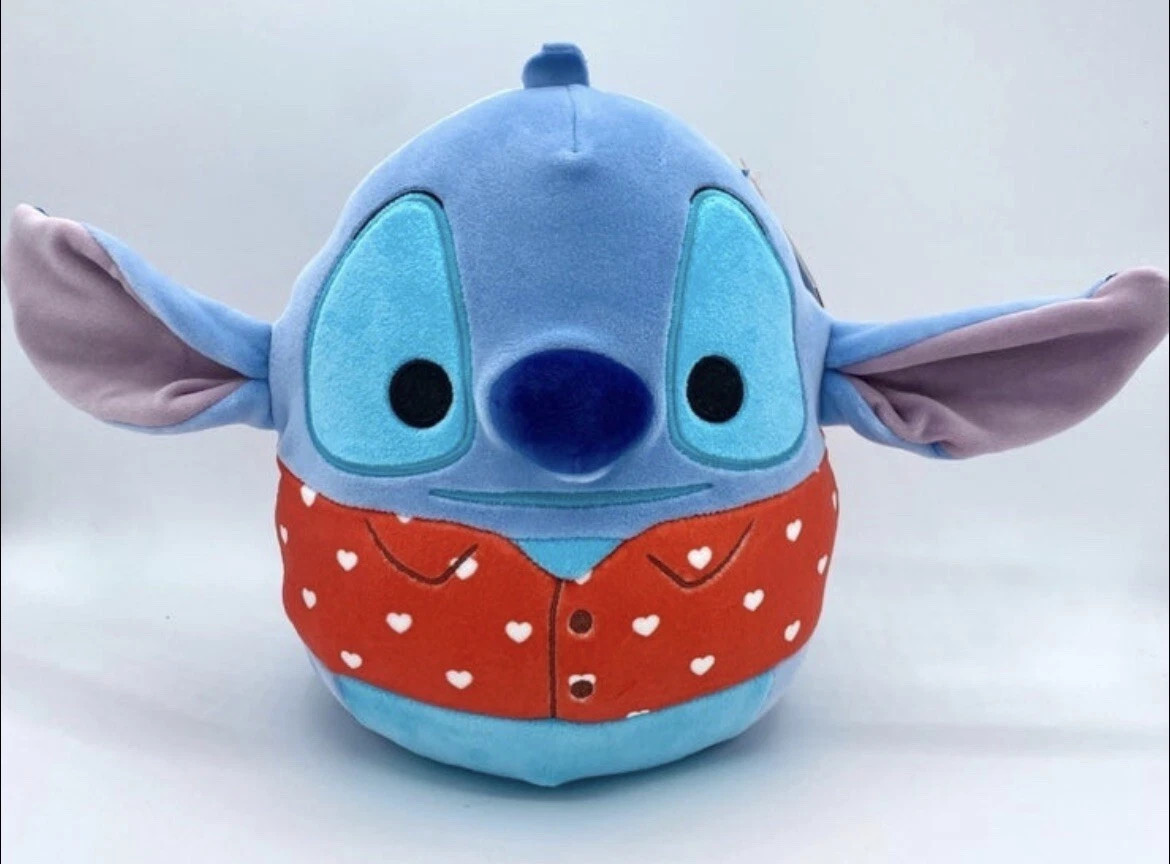 Squishmallow Stitch lilo Disney 7-8 Kellytoy Stuffed Animal Valentine's  gift 734689237609